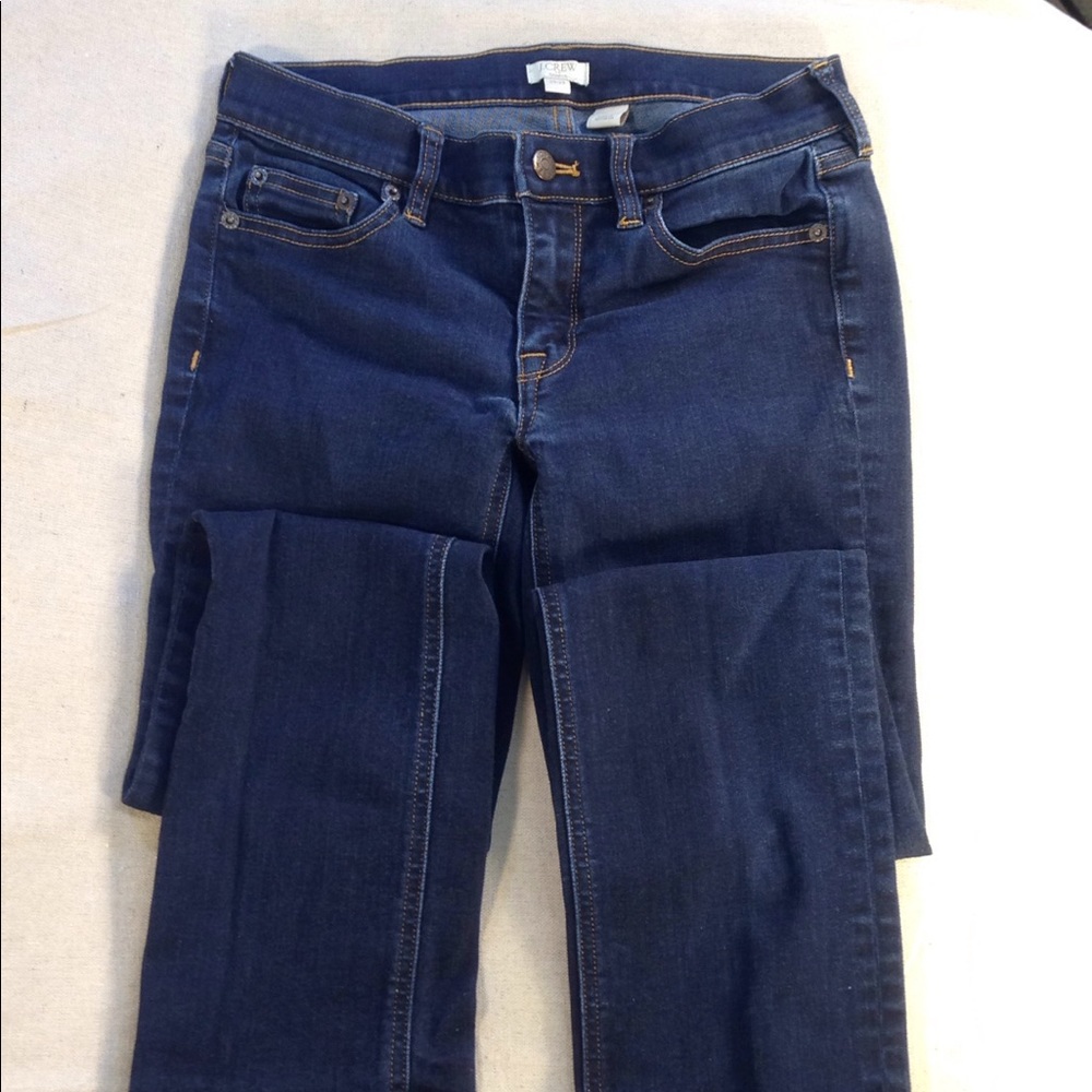 NWOT J Crew Stretch Straight Leg Denim Jean 25"